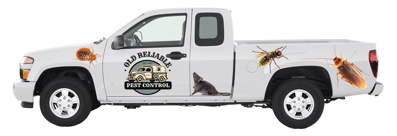 Old Reliable Pest Control Work Truck